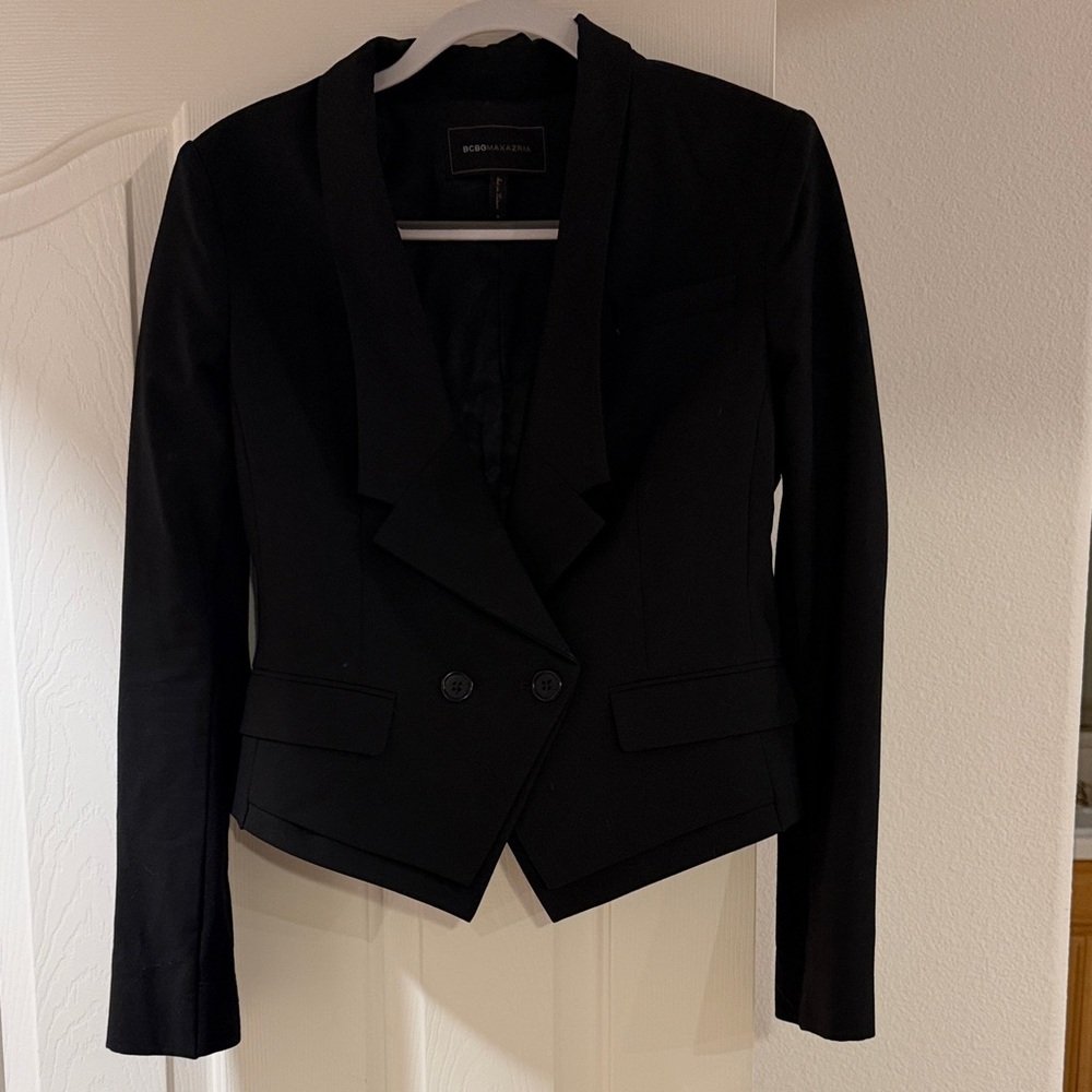 BCBGMaxAzria Black Women's Suit Jacket
